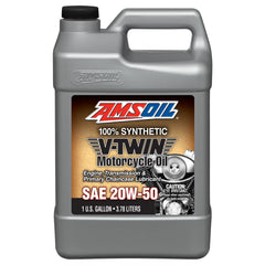 AMSOIL 20W-50 100% Synthetic V-Twin Motorcycle Oil